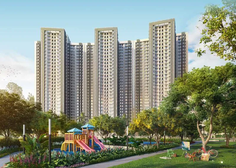 Godrej Launch Mumbai - Exterior Architectural Showcase of Godrej Upvan Thane